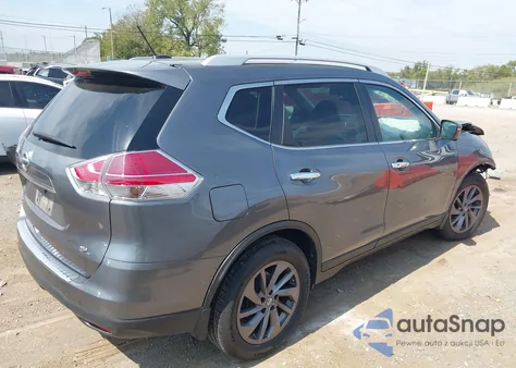 2016 Nissan Rogue Sl z USA, uszkodzony, nr VIN 5N1AT2MTXGC734970